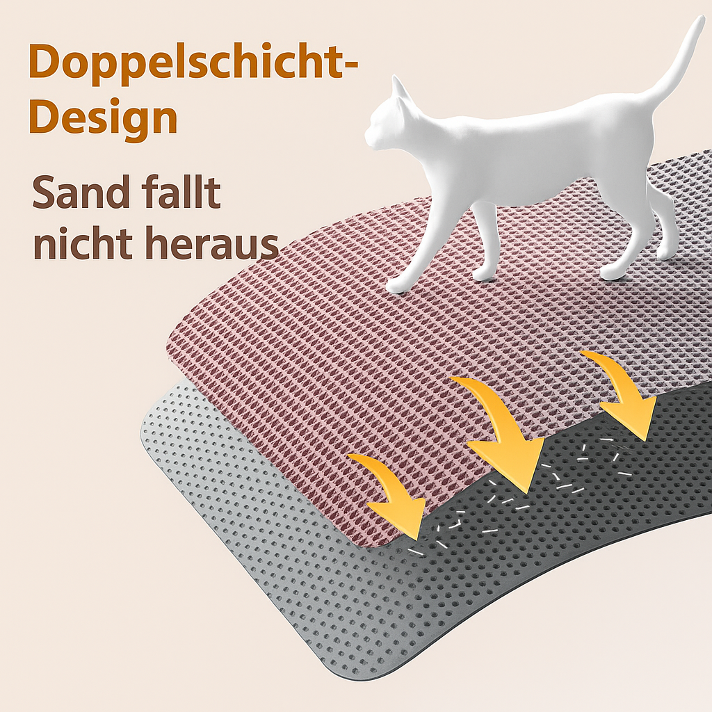 Katzenstreumatte verschiedene Größen